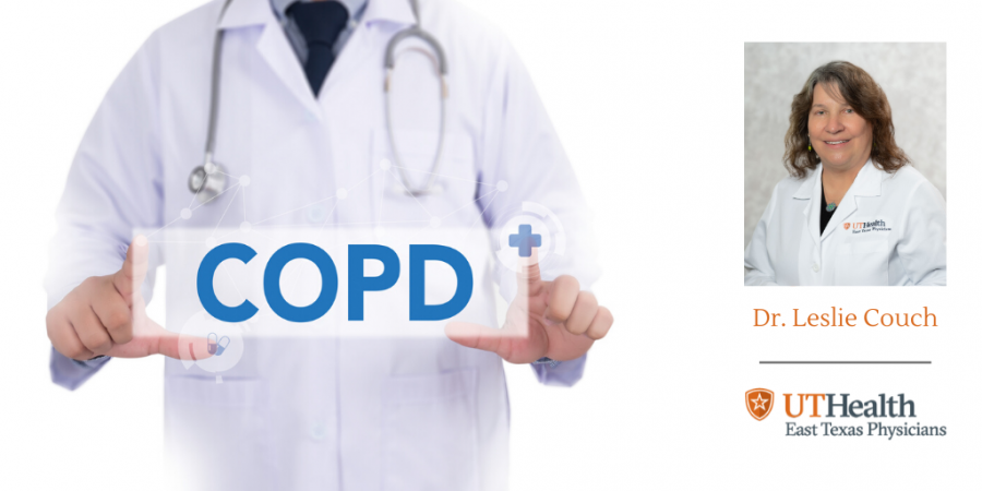 doctor holding COPD sign